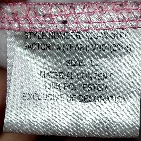 Huntworth Hoodie Womens Large Pink Camouflage 1/4 Zip Pullover Activewear - Picture 5 of 5